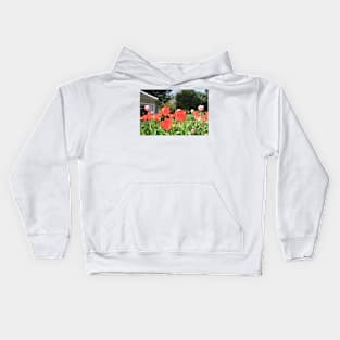 Tulips in bloom, April 2022 Kids Hoodie